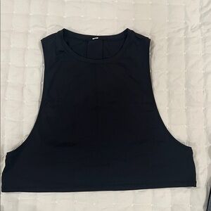 Lululemon Black Sleeveless Crop Top